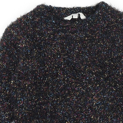 Miss Evie Girls Black Polyester Blend Jumper Size 9-10 Years - Picture 5 of 10