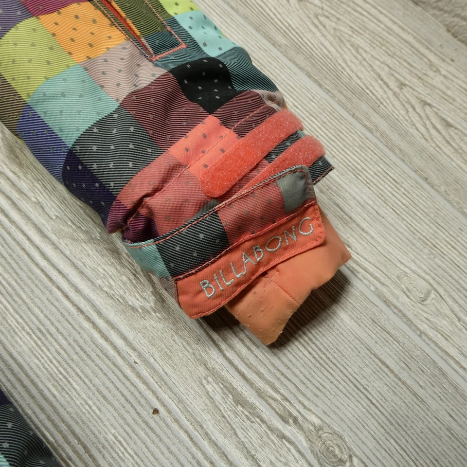 Abrigo Billabong Mujer Talla XS Cremallera Completa Con Capucha 8K Impermeable Transpirable Chaqueta Foto 4 de 4