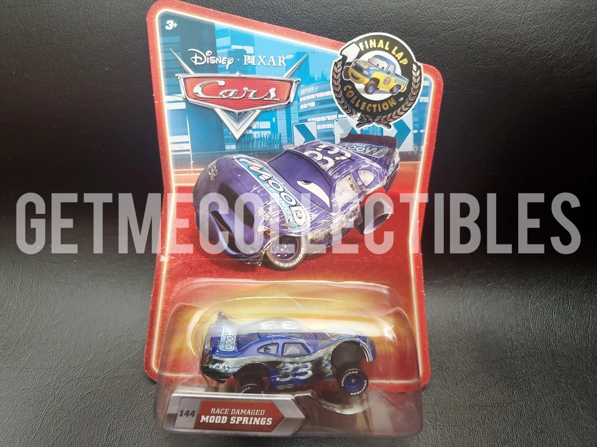 DISNEY PIXAR CARS RACE DAMAGED MOOD SPRINGS FINAL LAP SAVE 6% GMC 