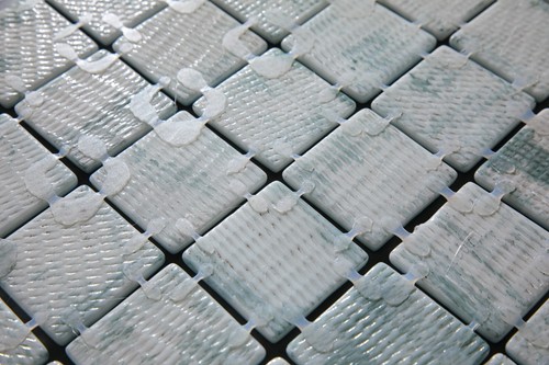 Mosaico in vetro pressato su rete per piscina 31.5 x 47.7 cm - Modena Como pool - Picture 13 of 15