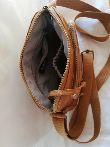 Kipling Mini-Umhängeasche "Wiske" Cognac gemustert, gebraucht! - Bild 4 von 4