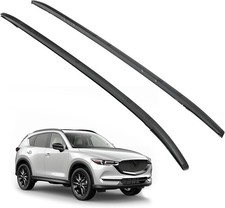 Roof Rack Side Rail Compatible with 2017-2024 Mazda CX-5 165LBS Aluminum Plastic