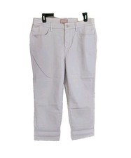NWT Chico's Capri Girlfriend Gray Chinos Women's Medium