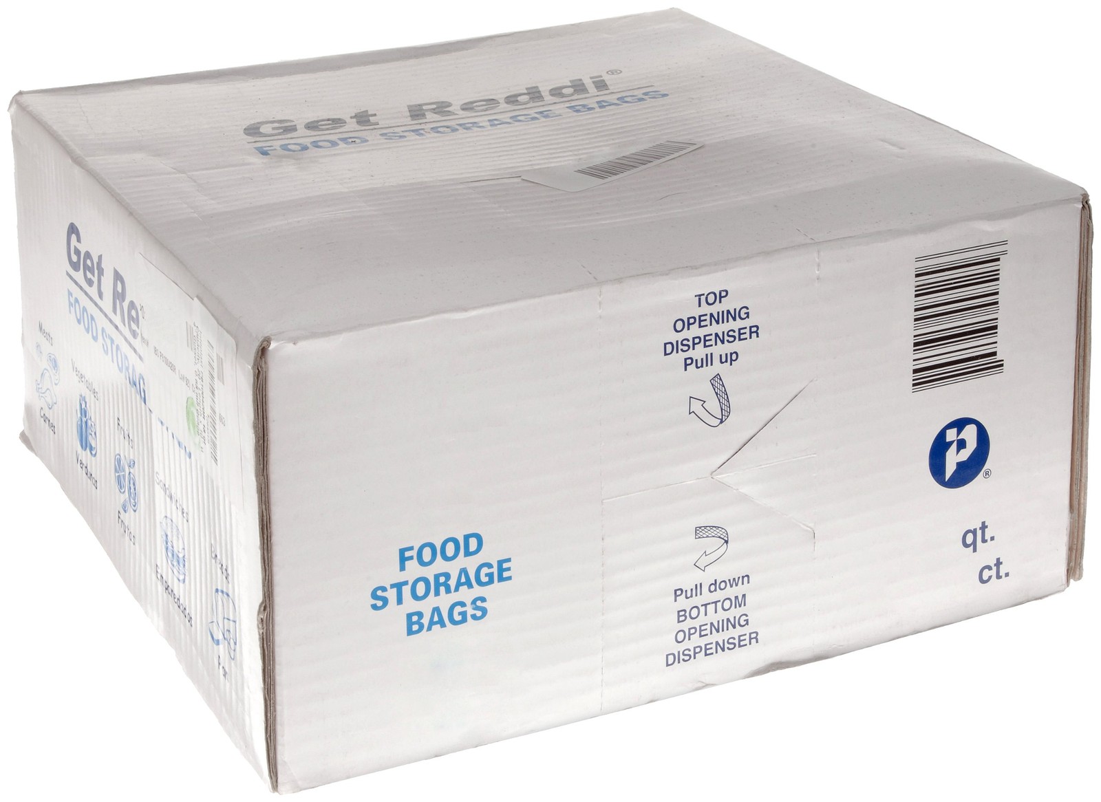 Интегрированные системы расфасовки продуктов PB080418R Get Reddi Food - полиэтиленовый пакет, 8 X 4 X 18,