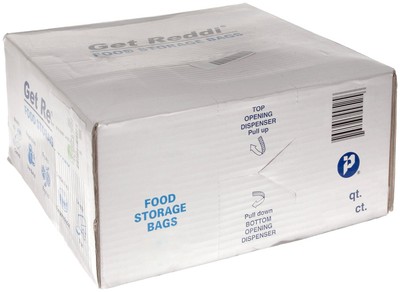 Integrated Bagging Systems PB080418R Get Reddi Food & Poly Bag, 8 X 4 X 18,