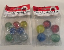 Marble King Marbles 2 unopened Packages 8 CT Bowlers 6 CT Big Boy LOT 6-7