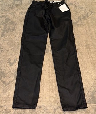 New KanCan High Rise Ankle Skinny Jeans Womens Sz 9 / 28 Black Wash Button Up