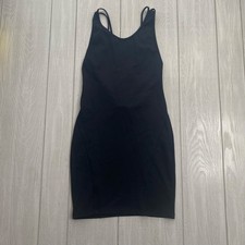 BLQ. MKT Blaque Market Black Stretchy Bodycon Mini Dress Size Small NEW