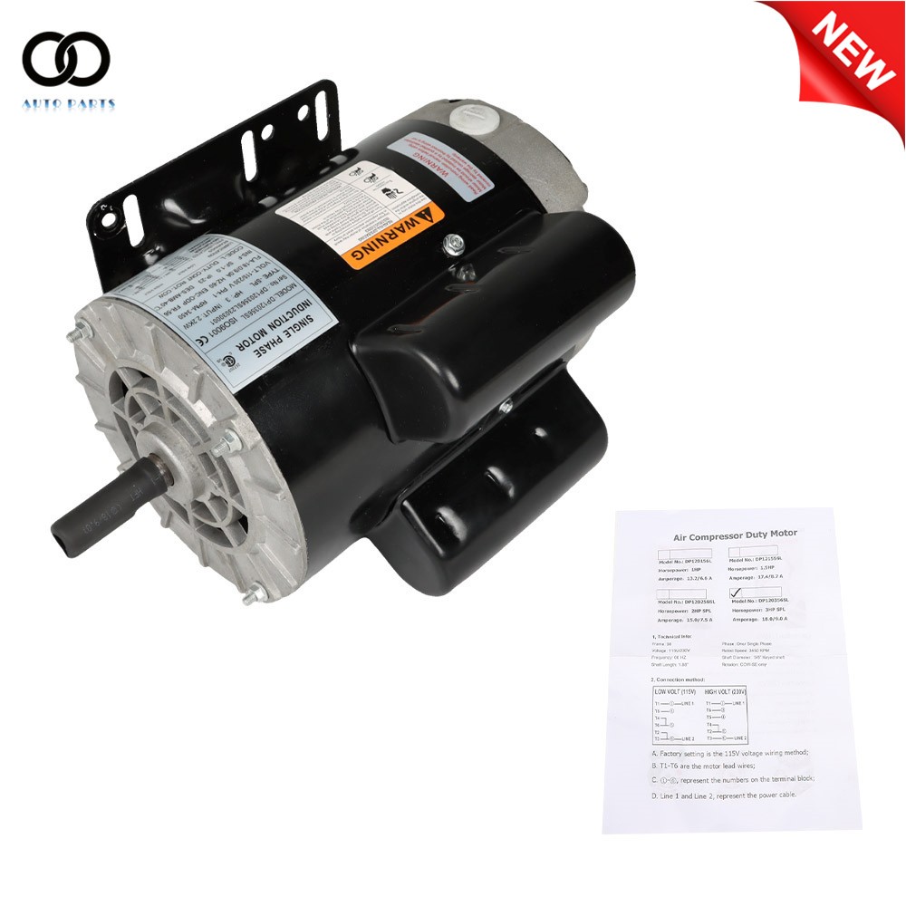 Electric Motor 3450rpm 56frame 115/230v 5/8"shaft