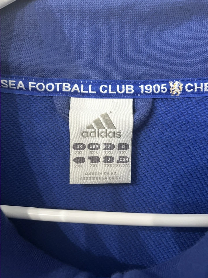 CHAQUETA ADIDAS HOMBRE FC CHELSEA 2007/2008 ENTRENAMIENTO FÚTBOL FÚTBOL TALLA 2XL Foto 4 de 4