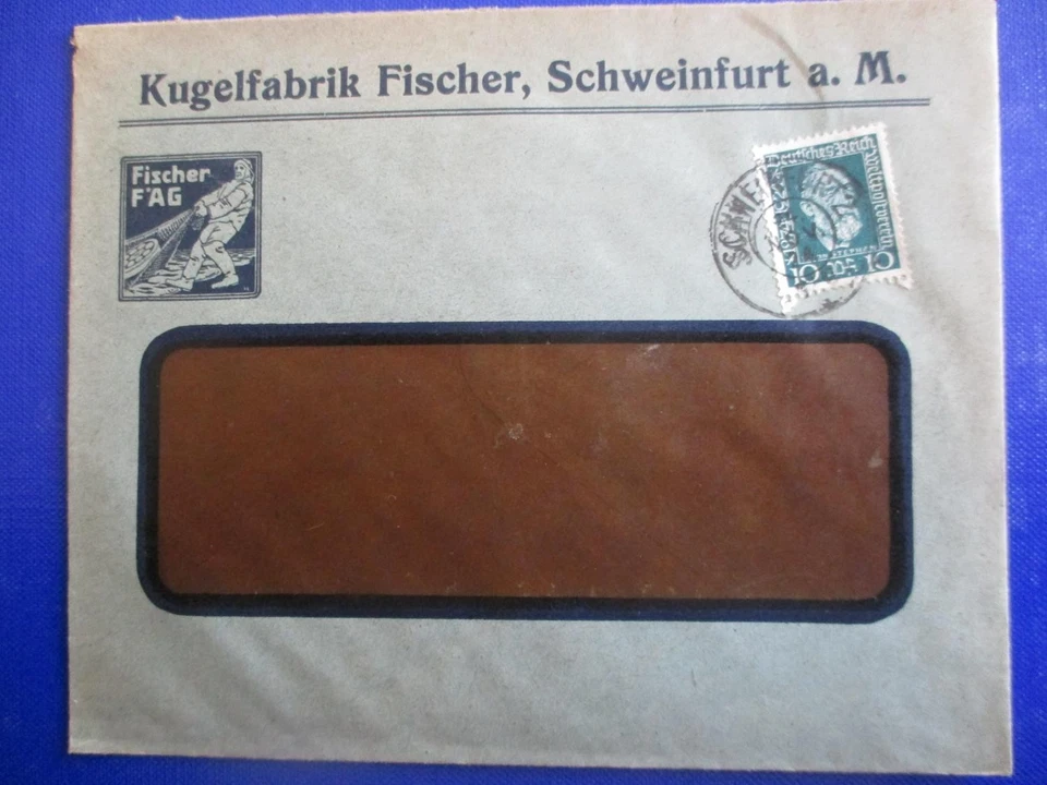 (2048) Firmenbrief Kugelfabrik Fischer, Schweinfurt 1924 - Bild 1 von 1