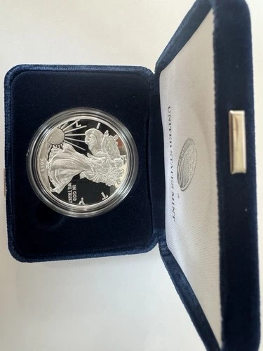 2015 w $1 American Silver Eagle Proof in Original Mint Box & COA