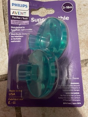 Philips Avent Soothie 3m+ Green 2 Ct. Pacifier & Soother