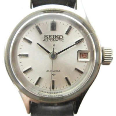 Seiko Automatic 22050040 Vintage Silver 21 Jewels 20mm Case Unisex wrist 16cm