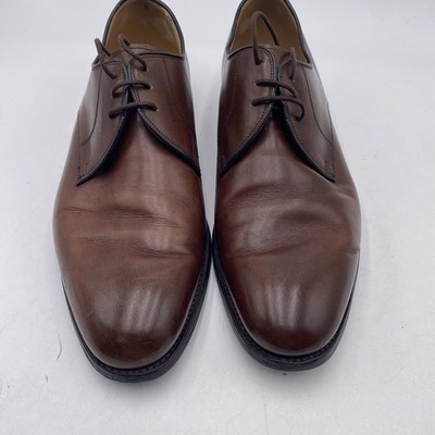 BARKER Brown Leather Lace Up Oxford Mens Shoes Made in 