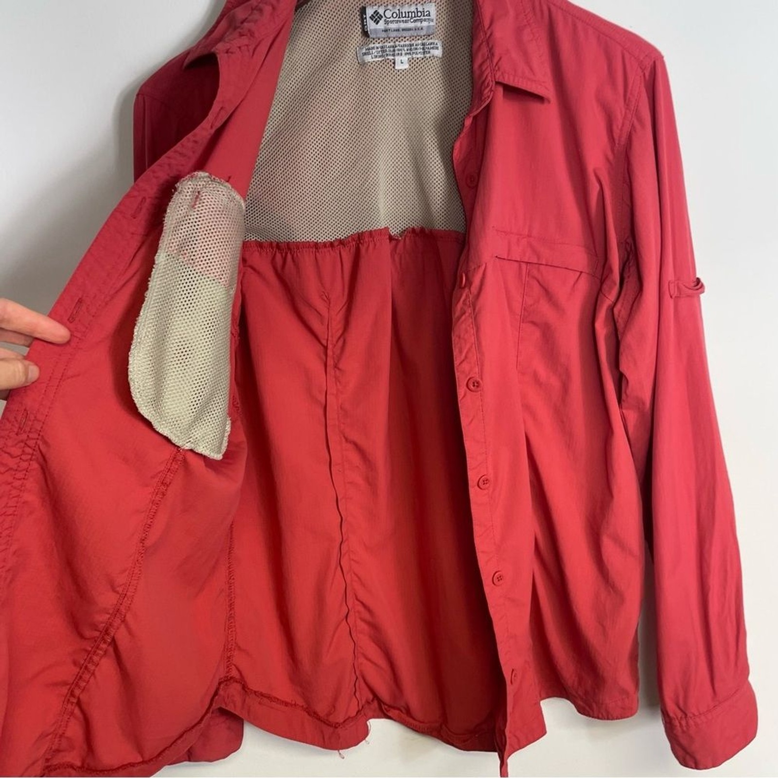 Columbia Women's GRT Button Down Long Sleeve Shirt Size Large thumbnail 4