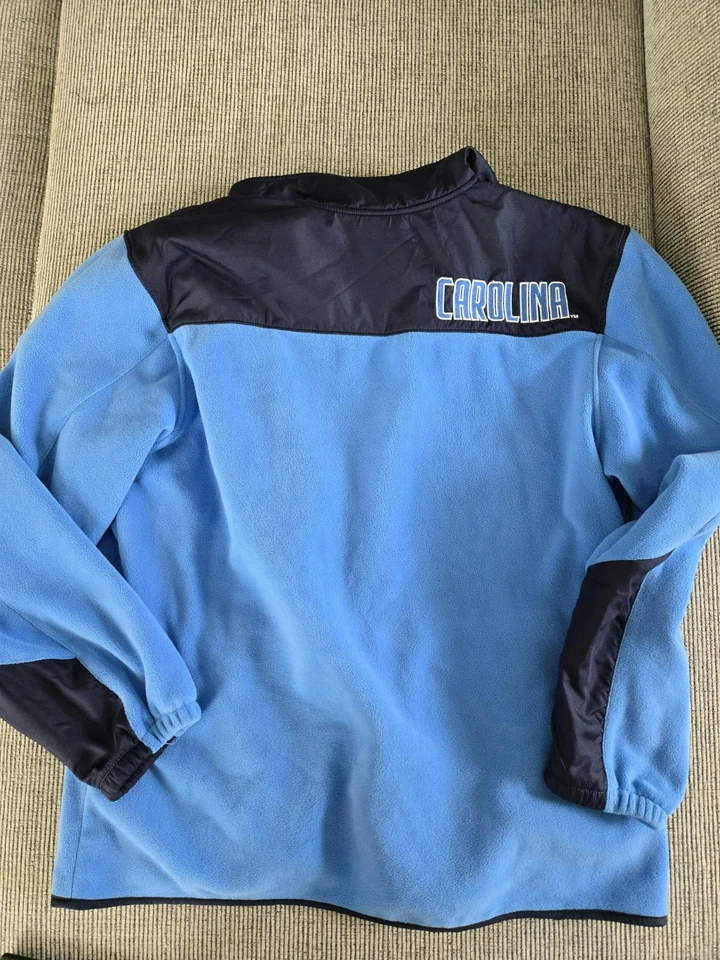 UNC North Carolina Jacket -Men's Blue Full Zip Coat Jacket Large Tarheel - Image 4 of 4