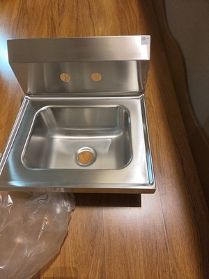 Elkay Shcb17162 Wall Mounted Single Basin Stainless Steel Utility Sink 