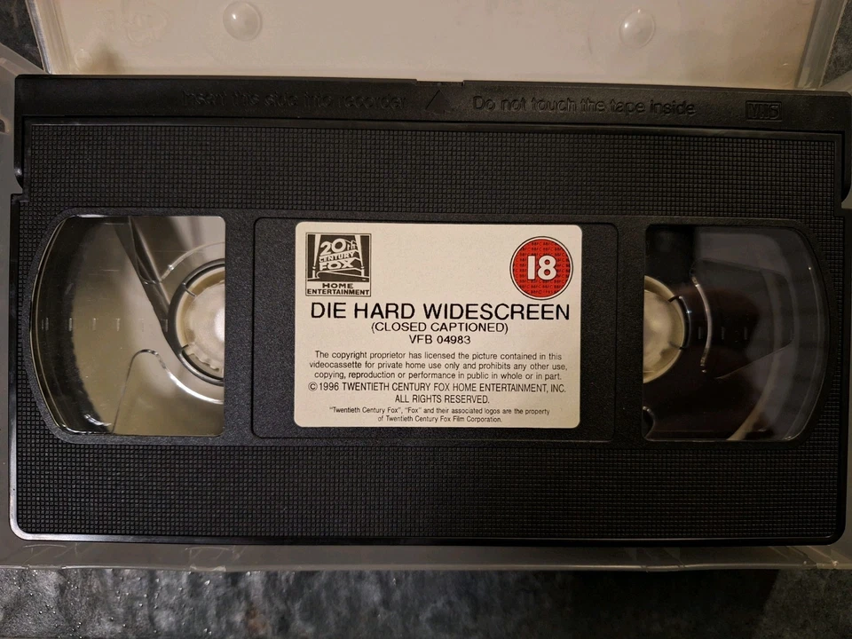 Die Hard Trilogy Widescreen Bundle UK PAL VHS THX  Bruce Willis - Image 4 of 4