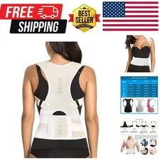Thoracic Back Brace Posture Corrector - Magnetic Support for Neck Shoulder Up...