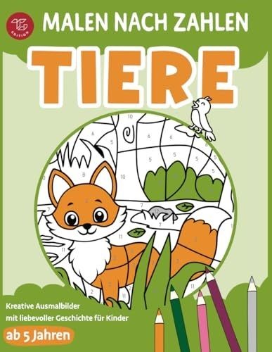 Libro Nuovo - Malen Nach Zahlen. Tiere. Kreative Ausmalbilder Mit Liebevoller Ge