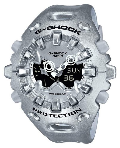 Casio G-Shock GA-V01 Series Big Case (49mm) Silver Dual-Display Dial - 第 1/5 張圖片