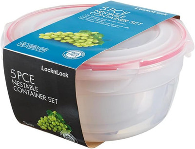 Locknlock PP Classic Vorratsdosen Set 5Tlg., 250Ml, 480Ml, 850Ml, 1,4L, 2,1L, Vo