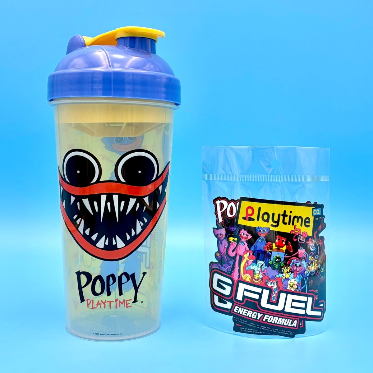 G Fuel Poppy Playtime Huggy Wuggy Collector's Tall Shaker Cup 24