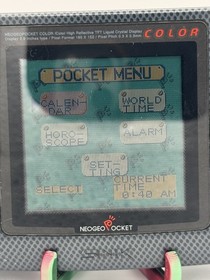*US SELLER* Neo Geo Pocket Color Console SNK Tested Excellent condition w/ game 