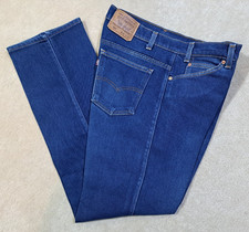 Vintage 90s Levi's 517 Blue Jeans 37x33 (Tag40x32) Bootcut Brown Tab Made in USA