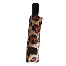 COACH WILD BEAST Animal Pattern Folding Umbrella, 65689G, Brown Women USED