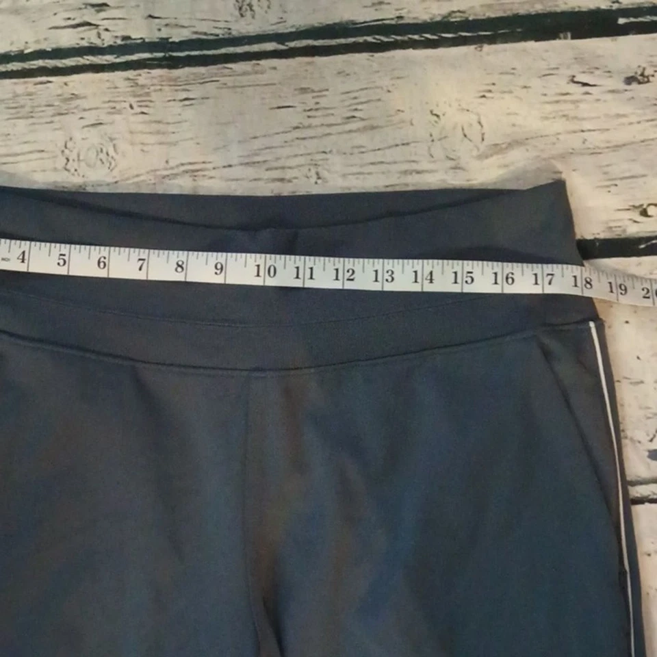 Athleta Gray White Striped Venice Jogger Pants XL - Image 4 of 4