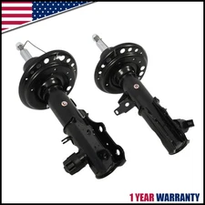 Pair Front Absorbers with Electric For Cadillac XT5 GMC Acadia 2017-2020