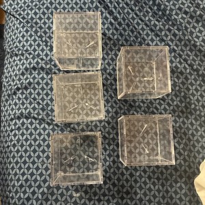 🔥BASEBALL CUBES 🔥baseball display case clear. 7 total