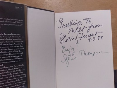 Gloria Stuart: I Just Kept Hoping (SIGNED/INSCRIBED 1ST EDITION 1ST PRINTING)