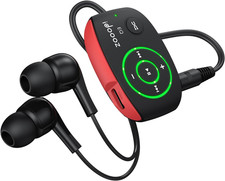 Clip MP3 Player with LED Light, 8GB X2 Mini MP3 Music Player  Clip-On MP3 Play