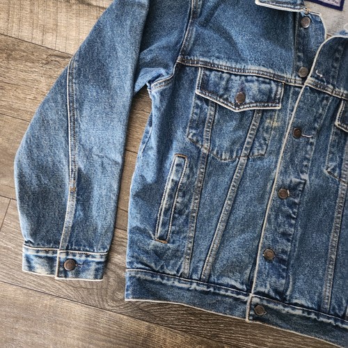 Vintage 90s Hard Rock Cafe Jeansjacke Herren Small Bahamas Save The Planet Jeans - Bild 5 von 11