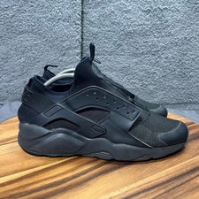 Nike Air Huarache Run Ultra Men's Black Sneakers Shoes Size 9.5 NO LACES