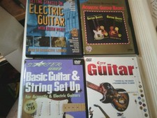 Guitar Instructional DVD Lot Of 8 DVDs Chords Scales Fender GREAT LOT