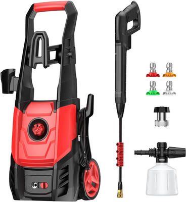 #ad Electric Pressure Washer Power Washer with Foam Cannon amp; 4 Quick Connect Nozzles $77.99