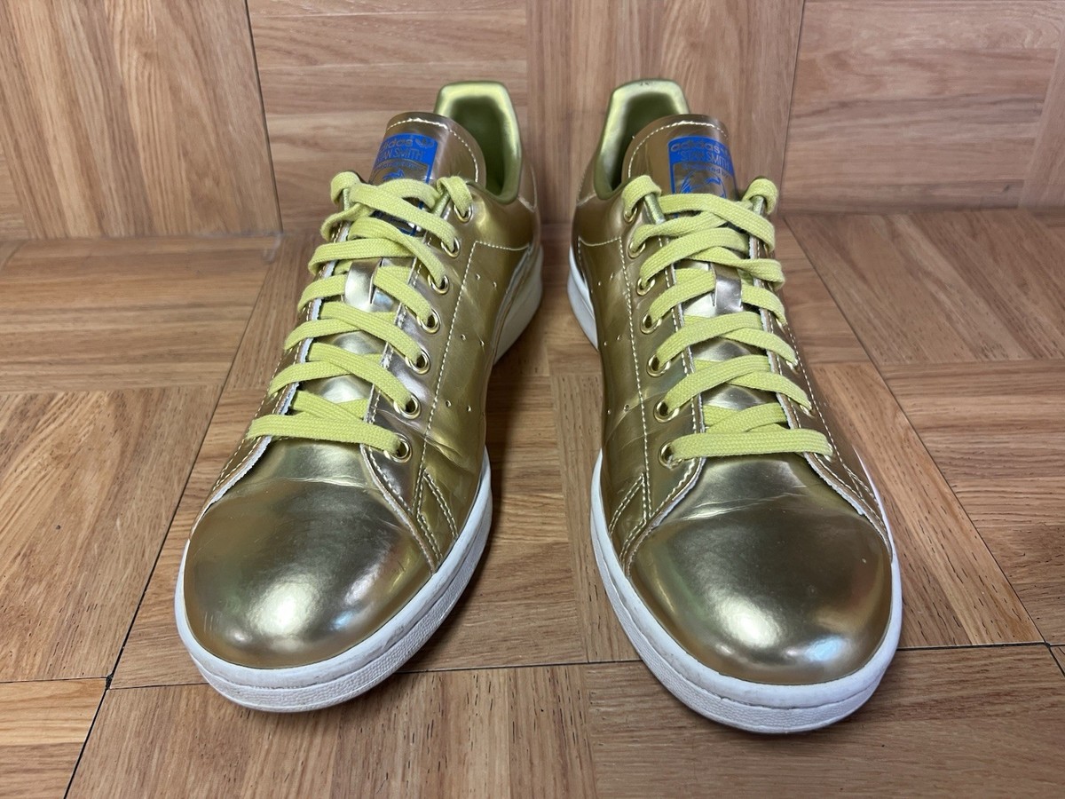 Size 9 - Adidas Stan Smith Metallic Pack - Gold for sale online | eBay