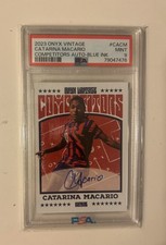 2023 Onyx Competitors AUTO Blue Ink /50 CATARINA MACARIO Stanford Cardinal PSA 9