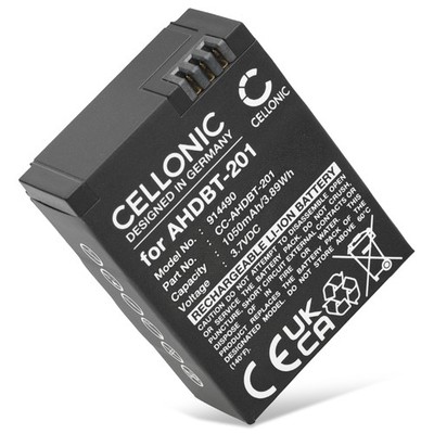 Akku für GoPro Hero 3 Black 1180mAh