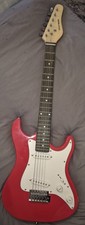 Rocket Music Electric Guitar 3/4 Size Red