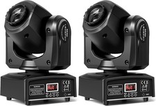 U King Stage Lights Moving Head Lights 8 Gobos 8 Colors 11 Channels 25W Spotligh