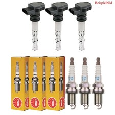 3x HOFFER Zündspule +3x NGK Zündkerze für Toyota Yaris P21 PA1 PH1 1.5 Hybrid