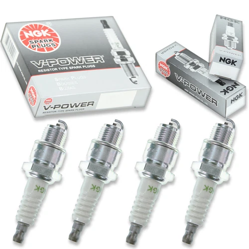 4pcs 80-00 Mercury 25 Sea Pro Super 15 NGK V-Power Spark Plugs 2-Stroke 25 io - Picture 1 of 5