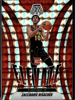 2024-25 Panini Mosaic #8 Zaccharie Risacher Elevate Mosaic