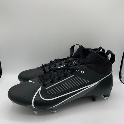 Nike Vapor Edge Pro 360 2 Detachable Football Cleats Mens Size 12 Black Grey