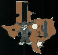 Donald Chaser Texas American Adventure Mystery LE 200 Disney Pin 129312